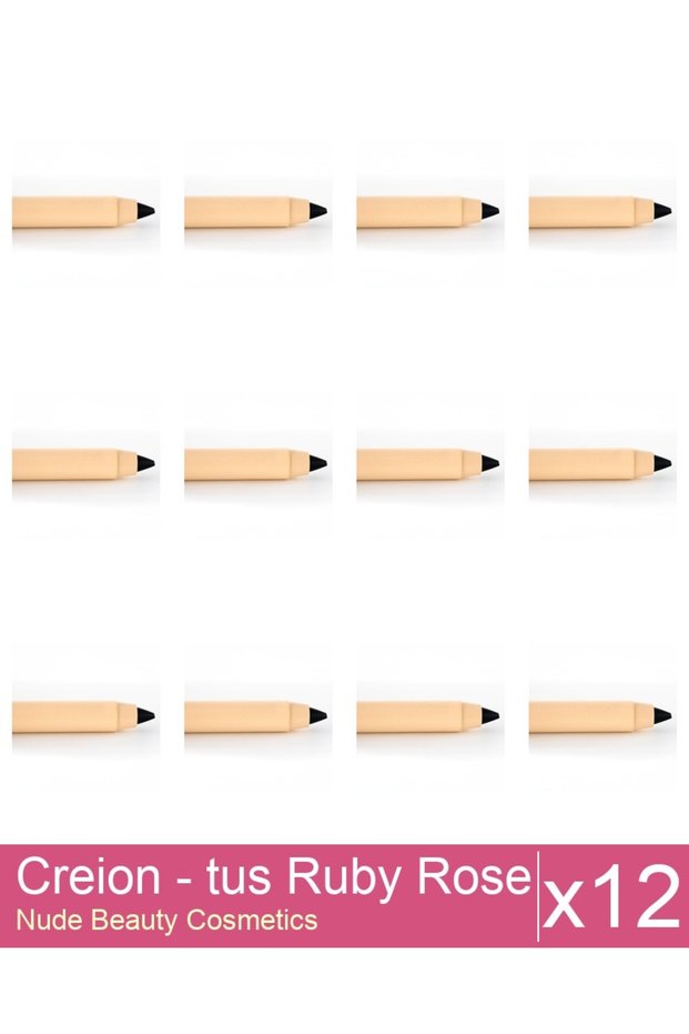 Set 12x Creion - tus Ruby Rose Kajal Waterproof