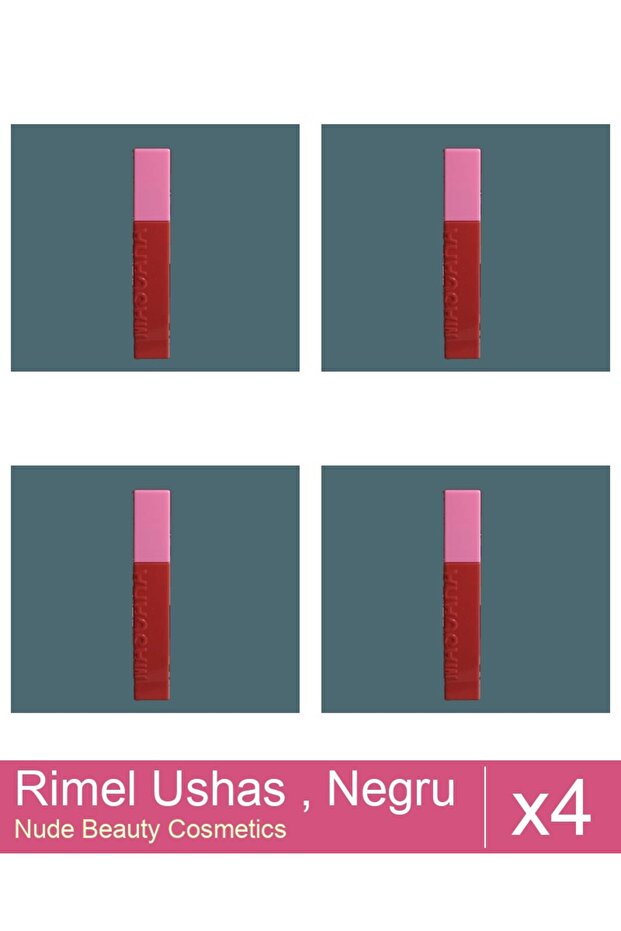 Set 4x Rimel Ushas , Negru - 1