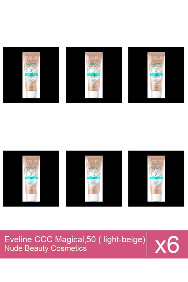 Set 6x Eveline CCC Magical,50 ( light-beige) , 30 ml