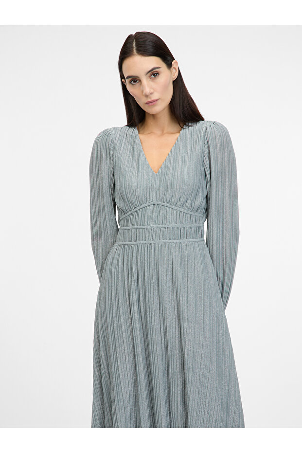 Rochie midi gri - 5