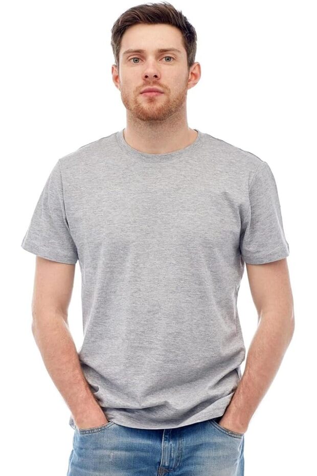 Unisex Short-Sleeve Round-Neck T-Shirt Plain | Unisex Tee | Regular Fit