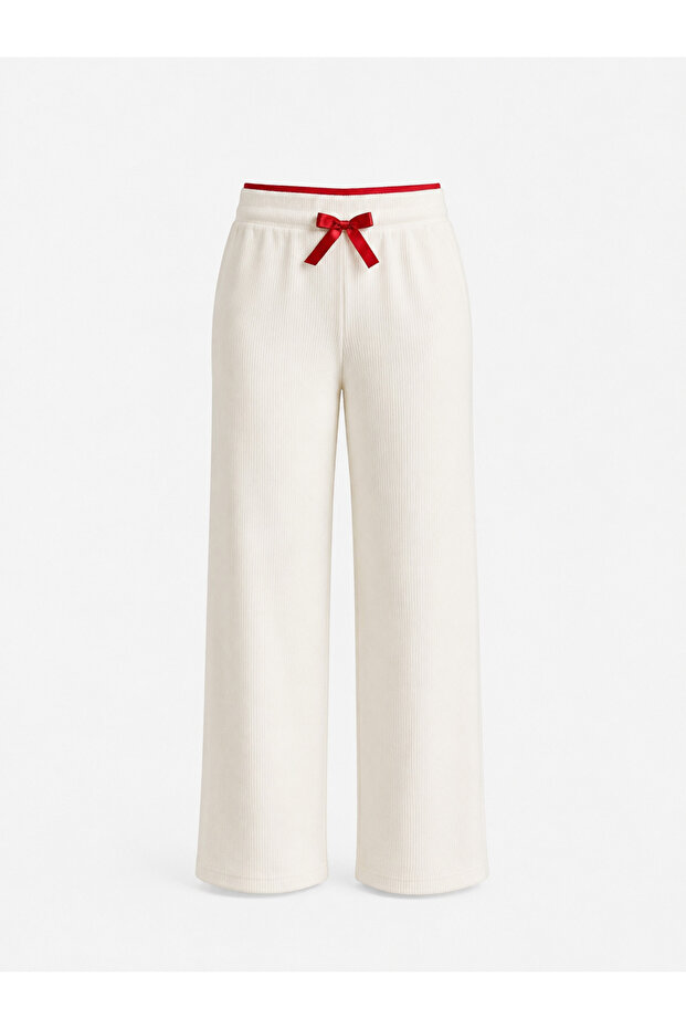 Women's Yumoş Knitwear Ribbed Pajama Bottoms