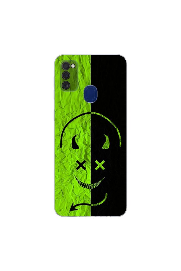 Samsung Galaxy M21 Compatible Devil 1 Design Transparent Case