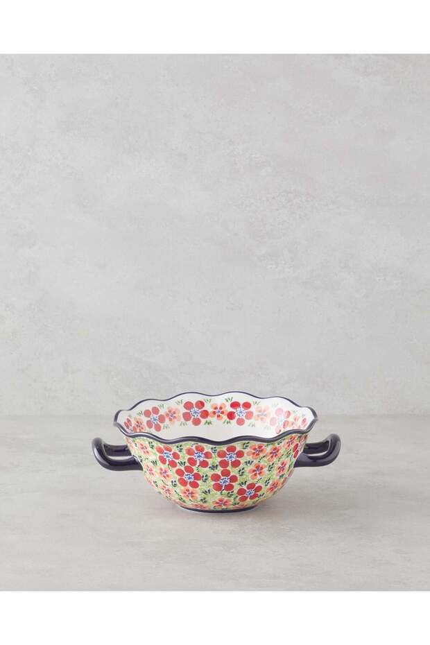 Botanic Stoneware Bowl Colorful 26cm