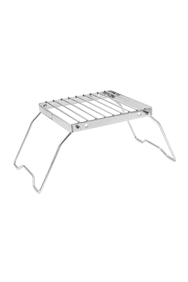 Portable Folding Camping Grill Rack Stainless Steel Outdoor BBQ Stand