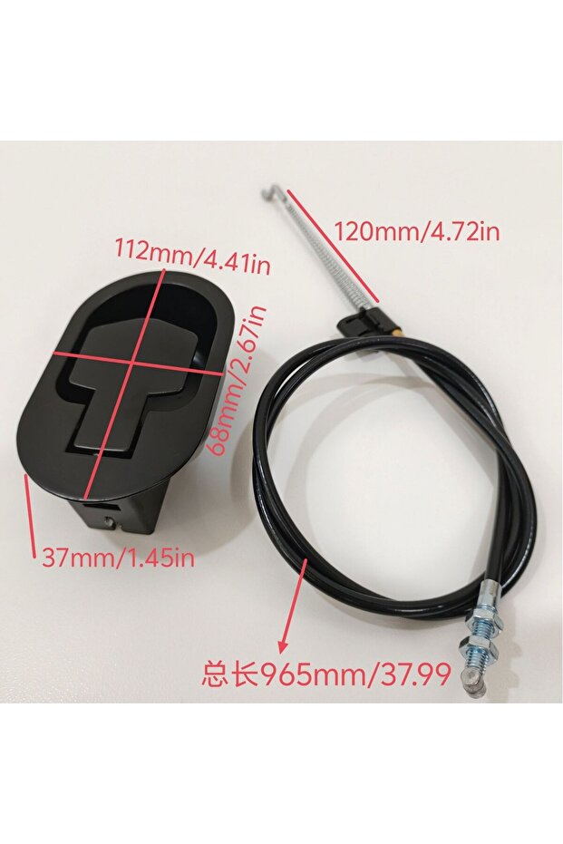 120mm 90cm 120cm Universal Recliner Handle Buckle Pull for Sofa Office Chair Black ABS Plastic Relea