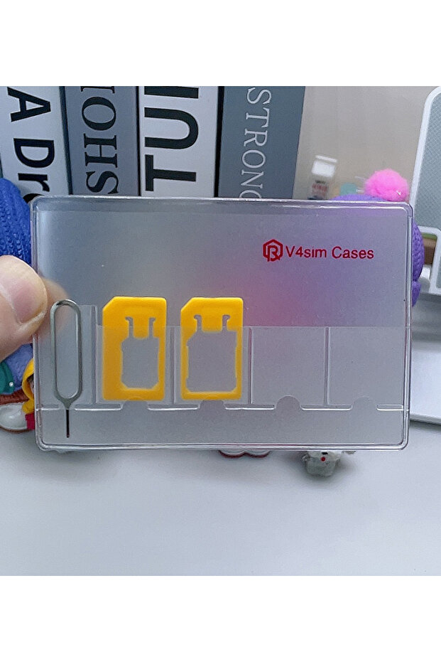 Portable SIM Micro Pin Nano Memory Card Storage Bag Box SIM Card Protector Holder