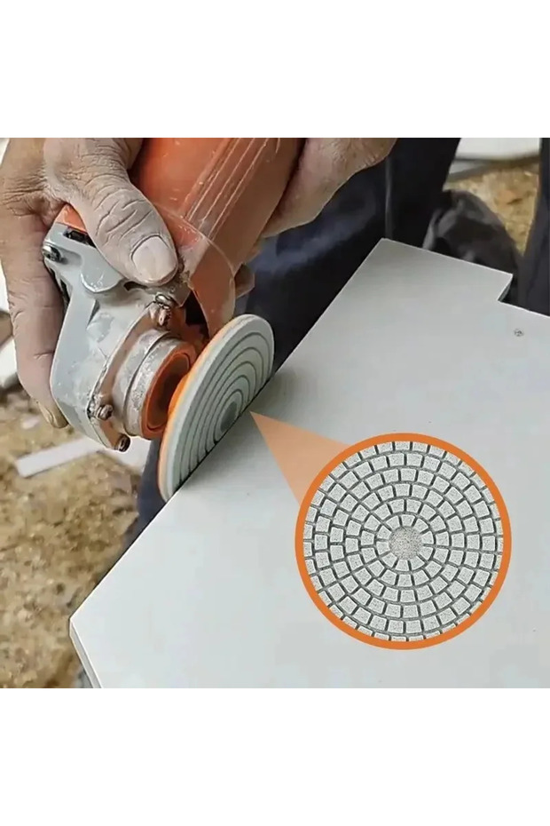 1pc 1pcs 80mm Ceramic Tile Trimming Polishing Disc Angle Grinder Dry Polishing Marble Quartz Stone C