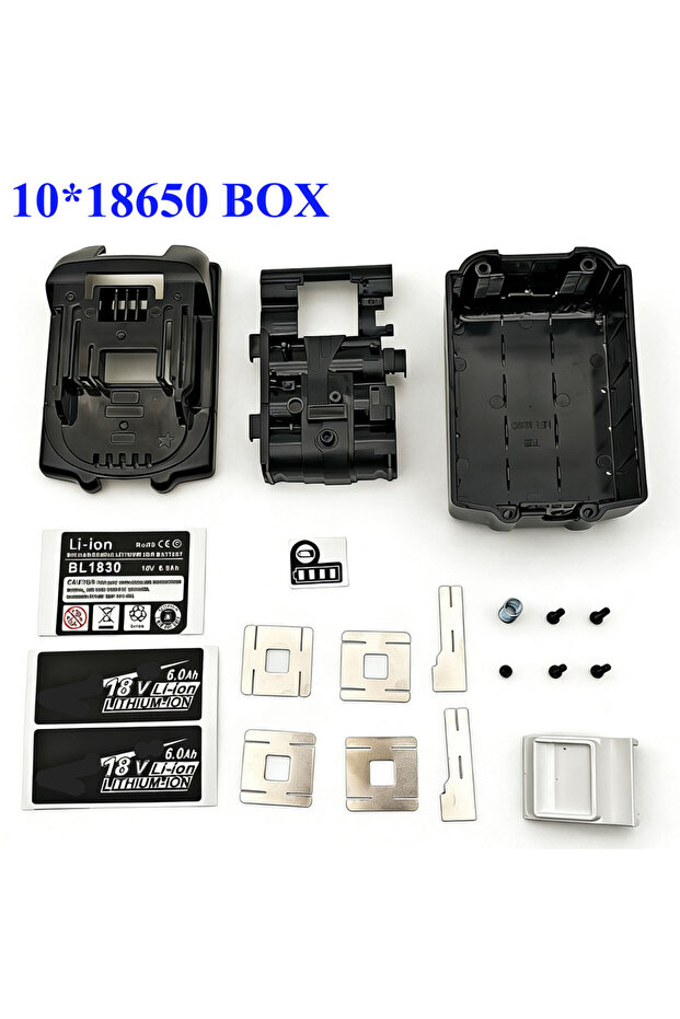 black For MAKITA 18V Li-ion Battery Case Box BL1830 6.0Ah LED Lithium Ion Battery Indicator