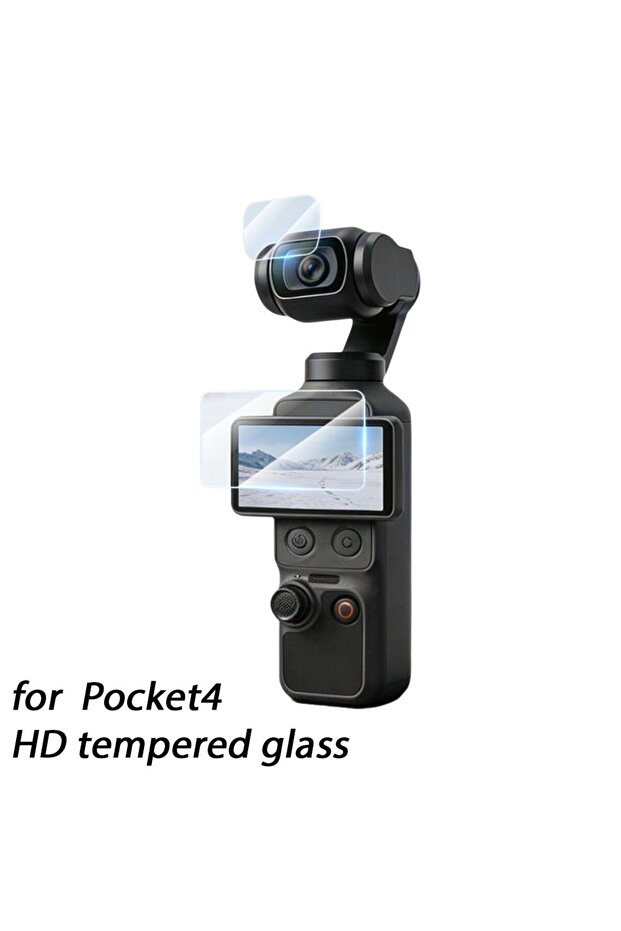 1 set HD Tempered Glass Screen & Lens Protector Kit For DJI Osmo Pocket 4,Bubble-Free Anti-Scratch H