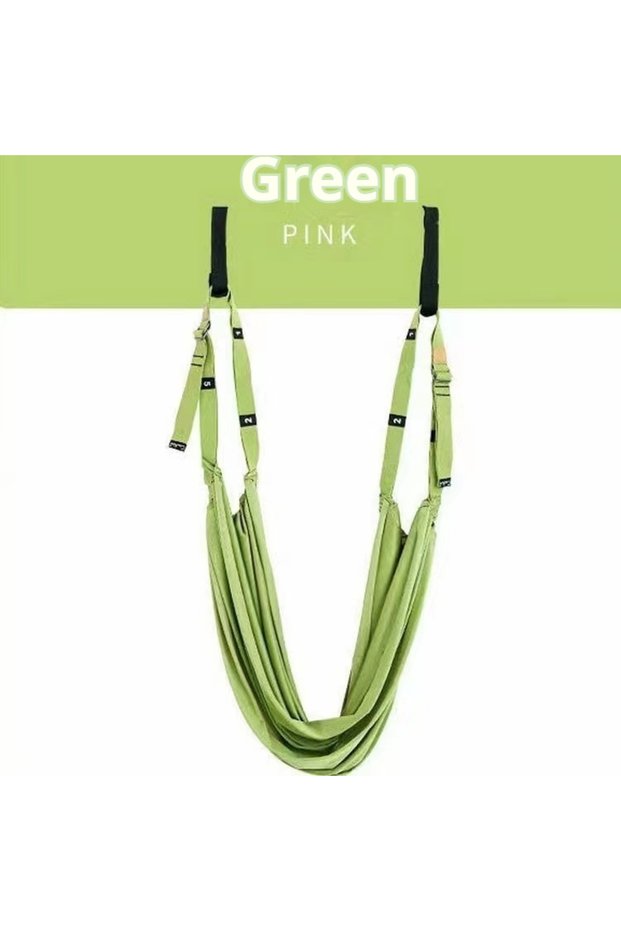 green Air yoga rope home after bending trainer hanging upside down on the door extension belt tensio