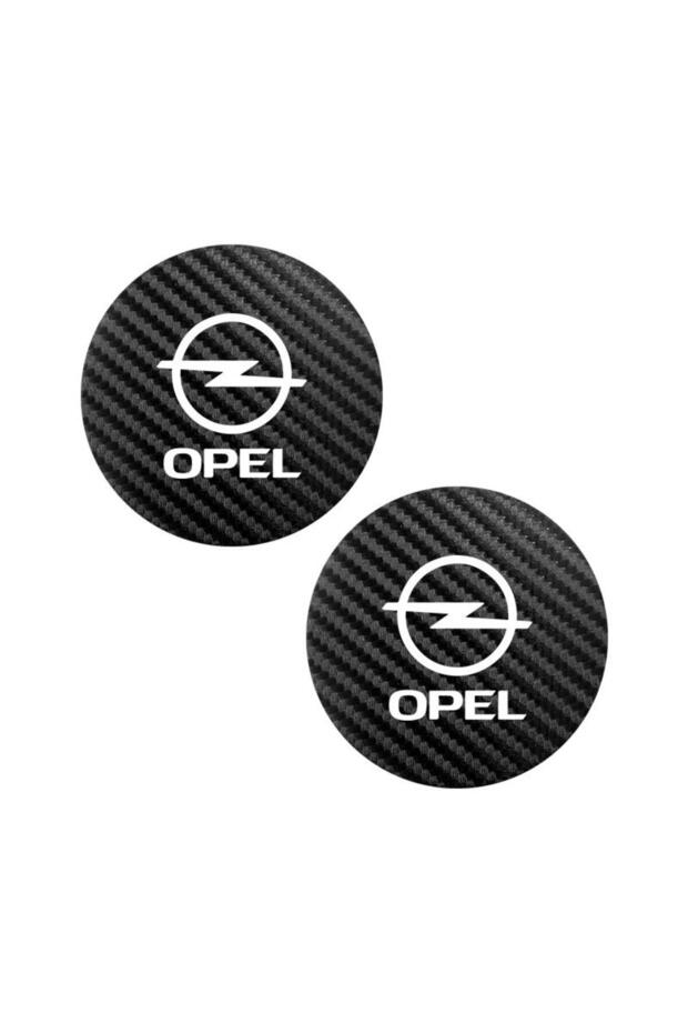 2Pcs 2Pcs Car coaster water anti slip pad silicone waterproof interior accessories For Opel Corsa D
