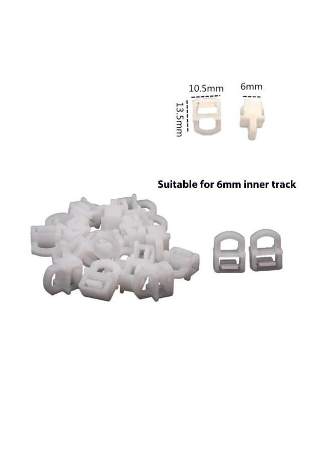 6mm 20pcs 20-Piece Car DIY Accessories offer, 3mm 6mm 9mm Volvo FH FE FM Truck Curtain Sliders, Plas