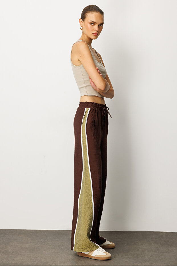 High Waist Relaxed Cut Trousers