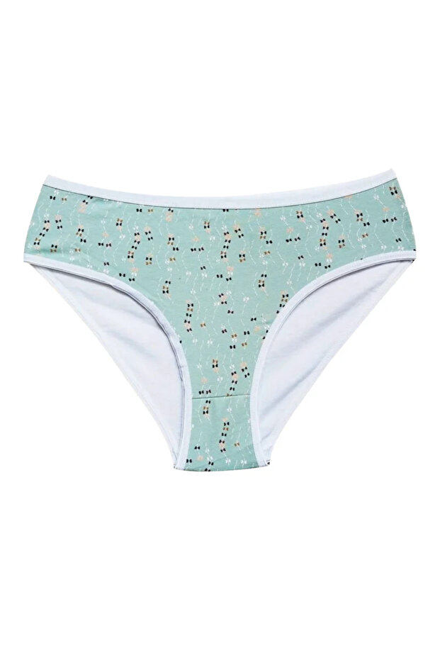 Cotton Wide Brim Lycra Patterned Bato Women's Panties Pattern 3