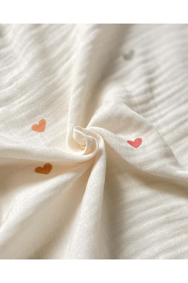 Basics - Heart Muslin Blanket - 2