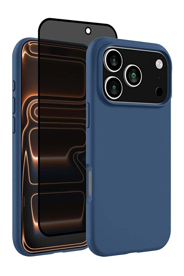 2Packs Liquid Silicone Protective Phone Case for iPhone 17 Pro Max, Soft Anti-Scratch Microfiber Lining