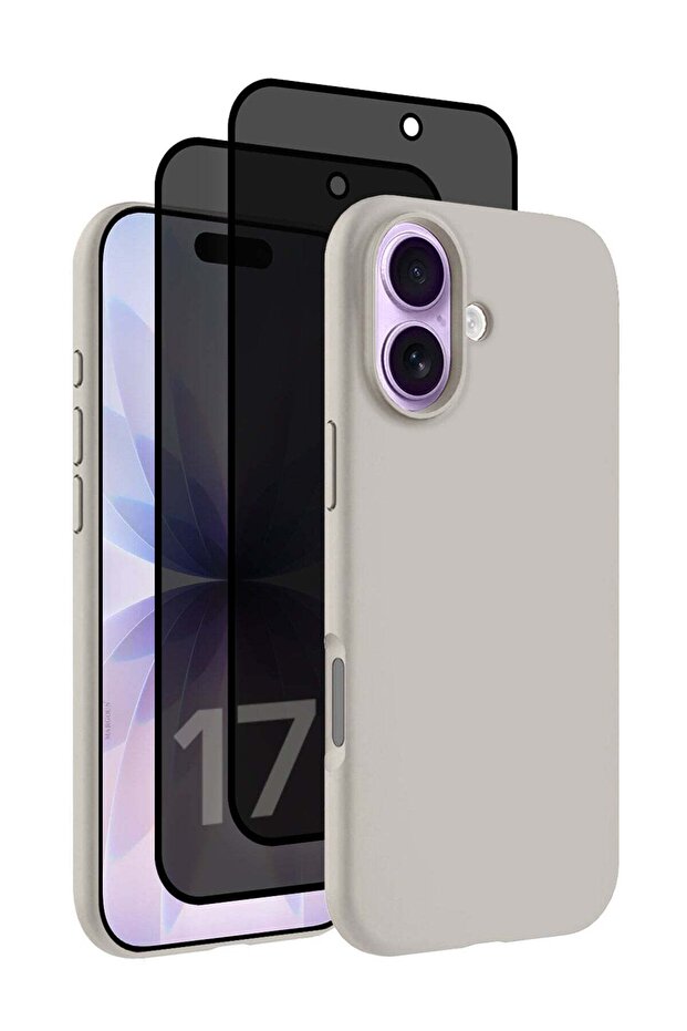 3Packs Liquid Silicone Protective Phone Case for iPhone 17, Soft Anti-Scratch Microfiber Lining