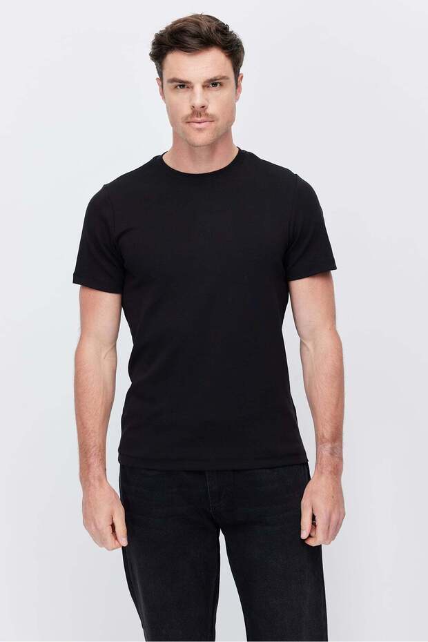 Ανδρικό T-shirt Crew Neck Basic - 2