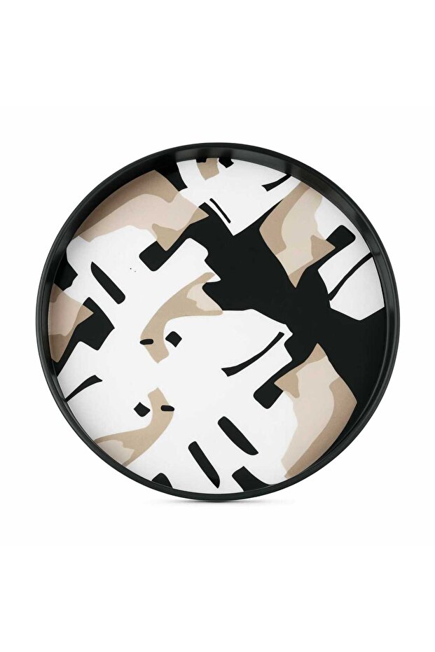 Sia Round Iron Serving Tray - 1