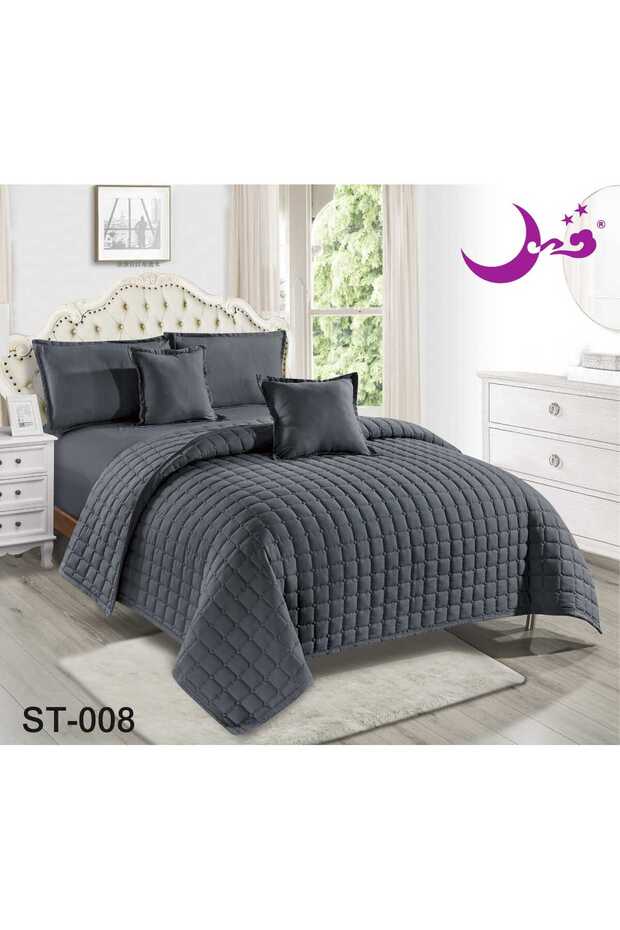 مفرش صيفي مضغوط سادة نفر طقم 4 قطع 120*200- لحاف نفر سادة صيفي مضغوط طقم 4 قطع