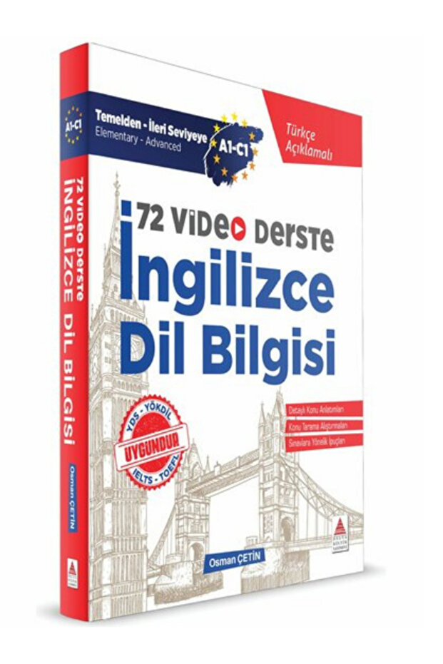 From Elementary to Advanced English Grammar (72 Video Lessons) (A1-C1) Turkish Explanation