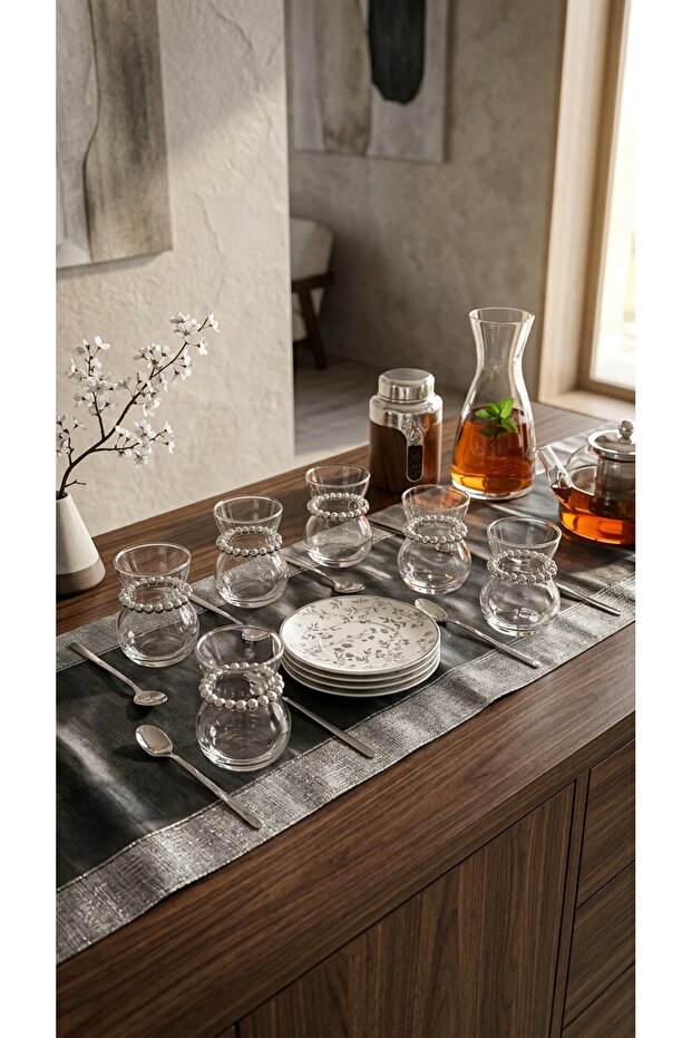 Luxury Tea Set - Elegant Patterned Teacups. - 5