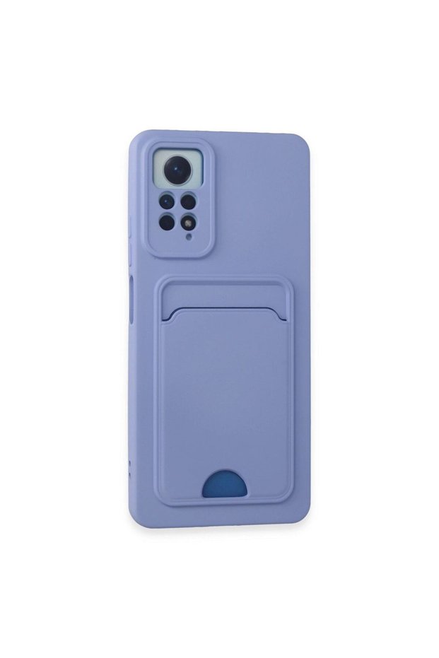Redmi Note 11 Pro Case Kelvin Silicone with Business Card Holder - Lilac