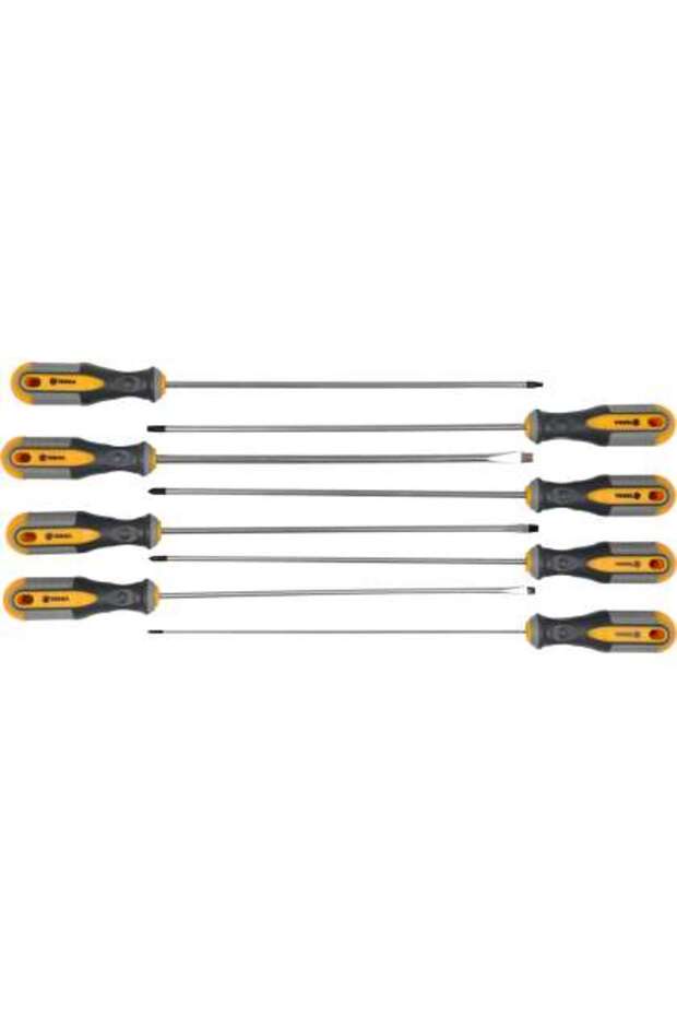 Long Screwdriver Set, 8 Pieces