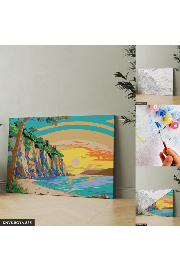 Sunrise on the Beach 30X40 cm Painting by Numbers Set
