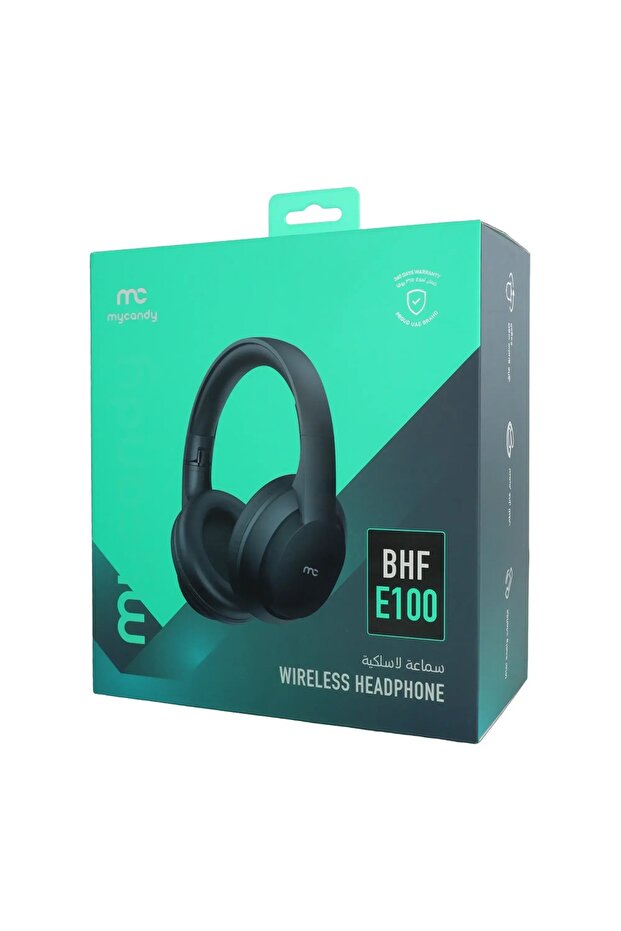 BHF-E100 Bluetooth Headphones | Wireless Audio | Black | Comfortable & Durable