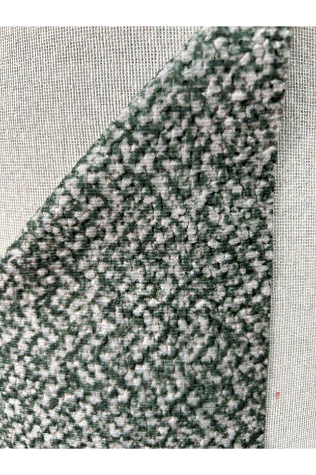 Vienna Upholstery Fabric Gray Chenille Boucle Teddy Puff Sofa Chair Cushion Throw Pillow