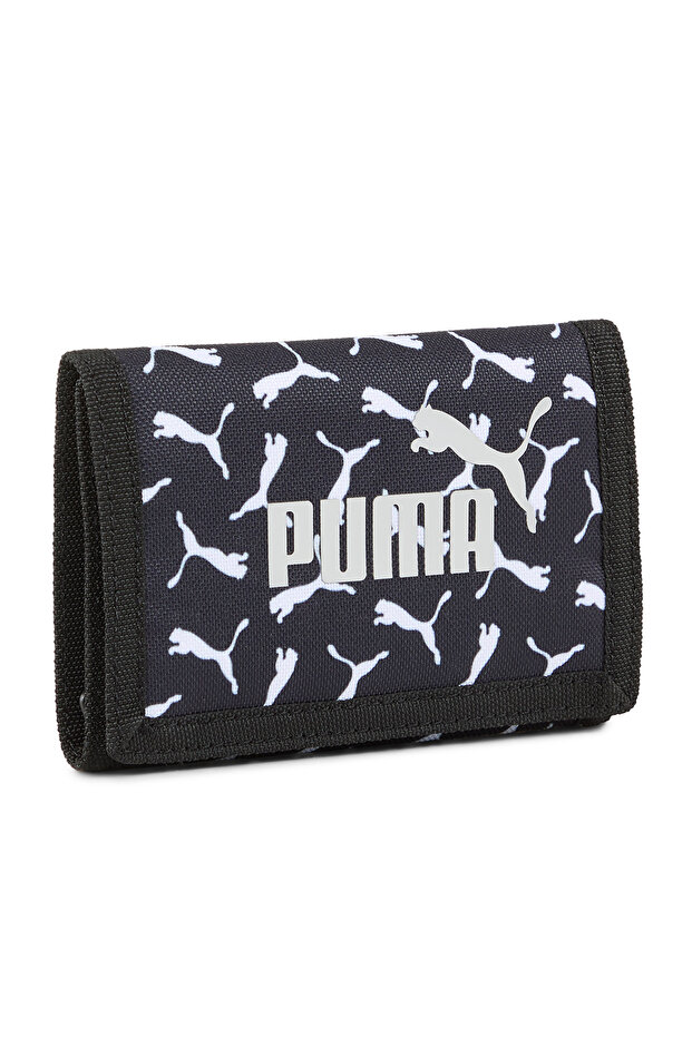 محفظة PHASE AOP باللون الأسود من PUMA - Puma Lo