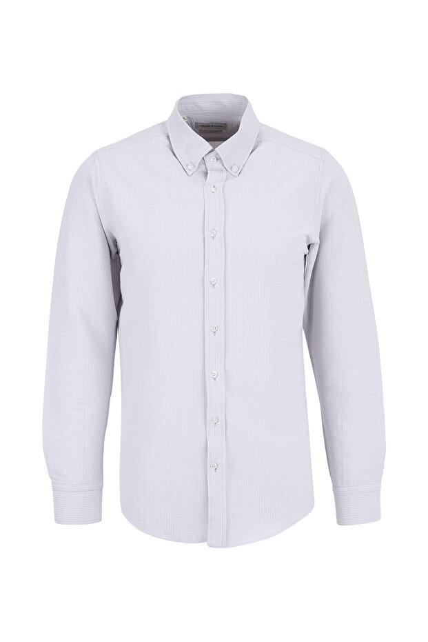 Gray Men's Tailored Fit Shirt Ace201262060