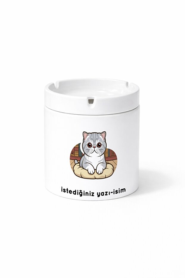 Animal Exotic Shorthair Exotic Short-Haired Cat Printed Ashtray Ashtray Gift