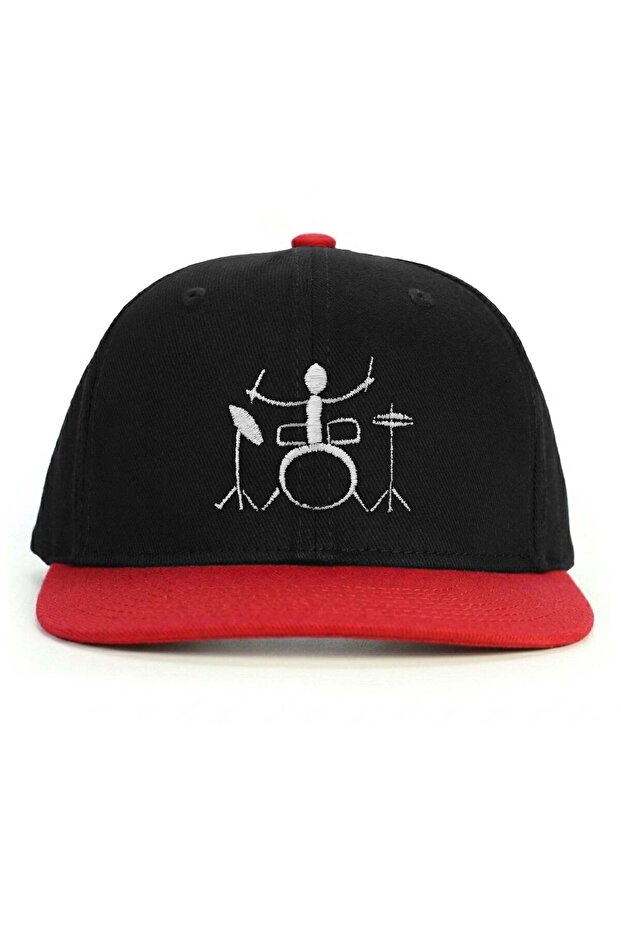 Drummer Doodle Snapback Hat - 1