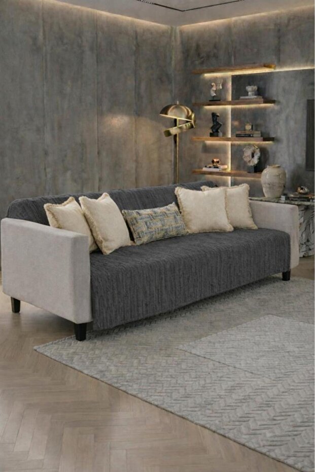 Lavinya Polar Sofa Cover 170X210 cm Dark Gray