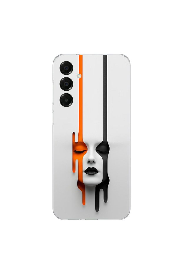 Samsung Galaxy A16 Compatible Aesthetic Face 1 Design Transparent Case