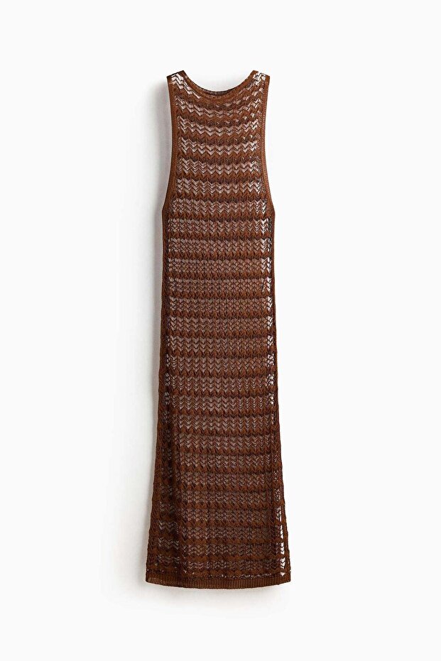 Pointelle-knit beach dress