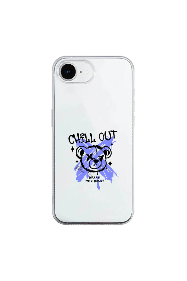 iPhone 16E Compatible Graffiti 8 Design Transparent Case