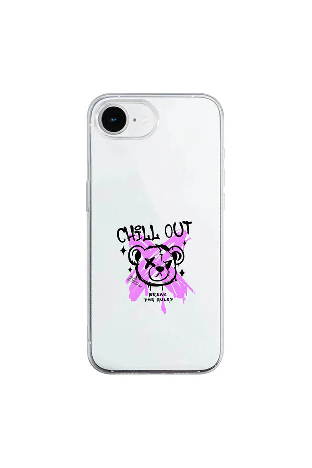 iPhone 16E Compatible Graffiti 7 Design Transparent Case