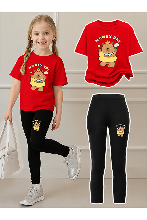 Kids Leggings and T-Shirt Set