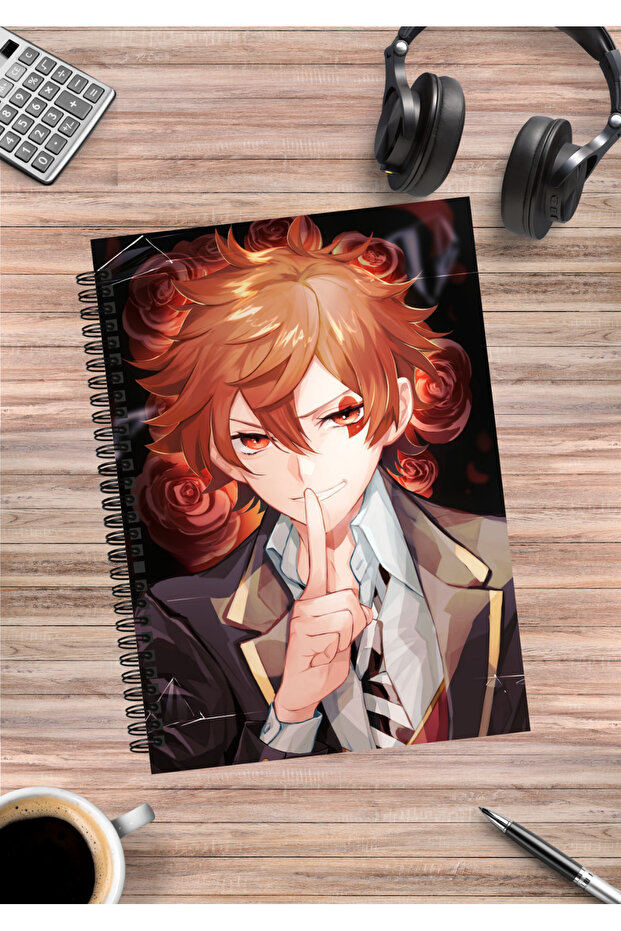 Twisted Wonderland Anime Spiral Notebook A5 (50 Sheets)