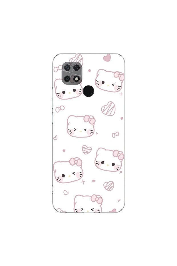 Poco C40 Compatible Hello Kitty Design Transparent Case