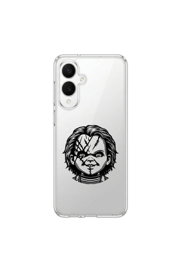 Samsung Galaxy S25 Edge Compatible Horror 4 Design Transparent Case