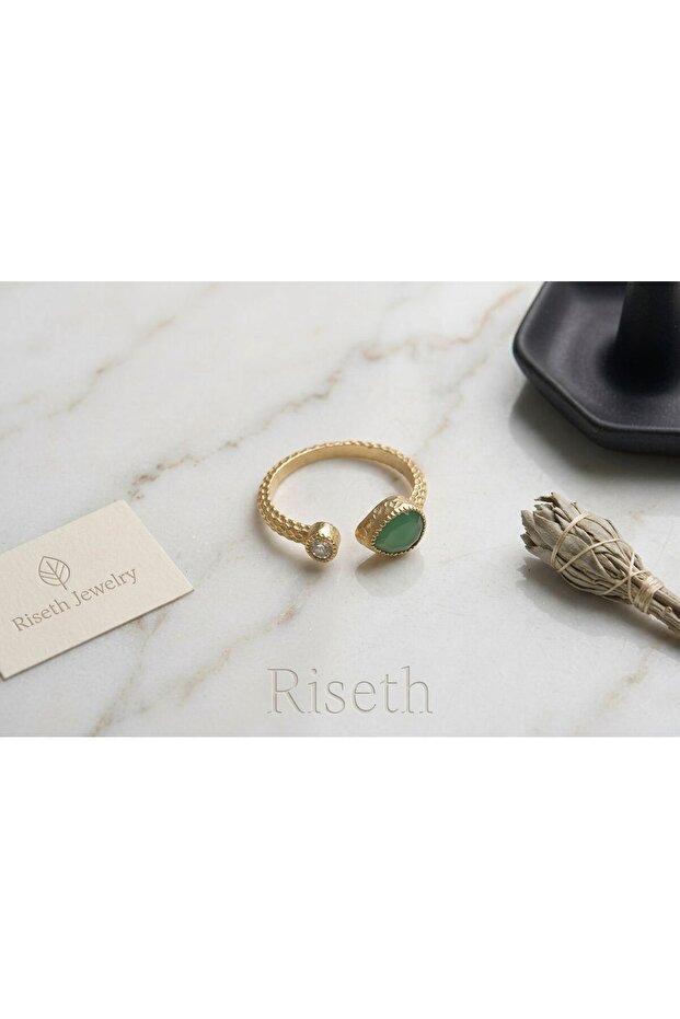 Green Stone Ring