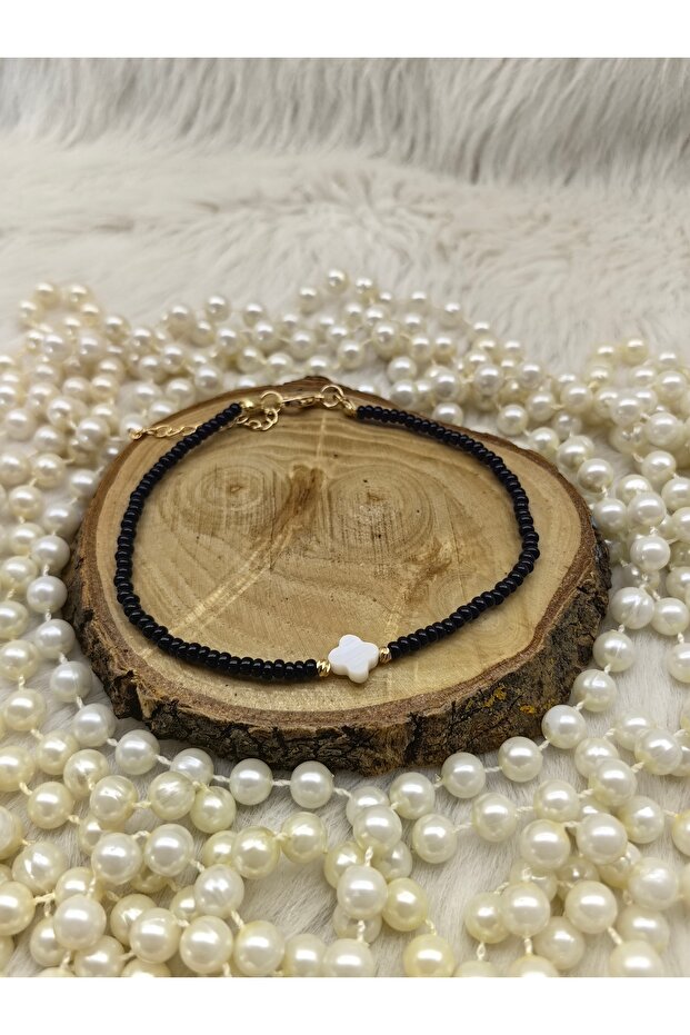 (22+5cm) Stone-Encropped Mini Beaded Anklet Foot Accessory