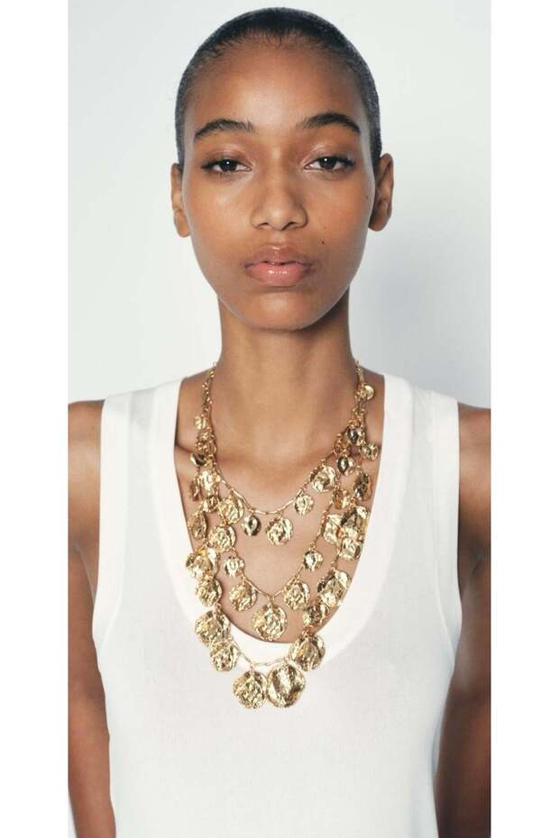 Brand 3-Piece Sequin Necklace