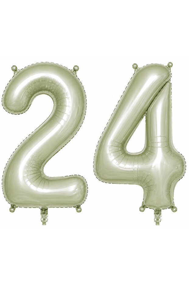 24 بالون فويلو أخضر اللون (76 سم)