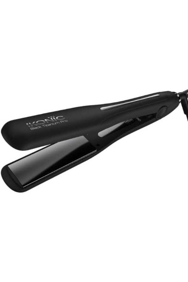 Black Titanium Pro Hair Straightener, Professional Dual Titanium Floating Plates, Auto Shut Off function, Instant Heat Up (BTP)